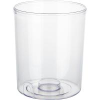 Емкость для диспенсера «Сандэй»;абс-пластик;8л;D=22,H=26,5см;прозр.