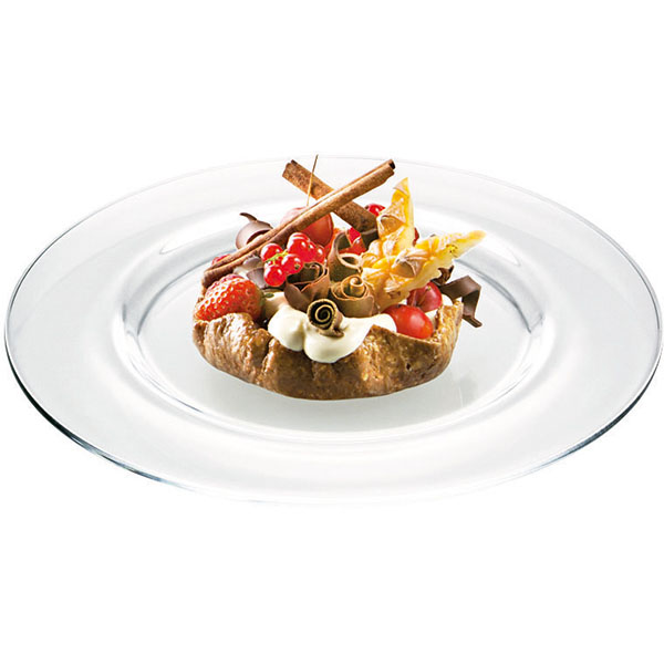 Тарелка «Кампиэлло»;стекло;D=32см;прозр.