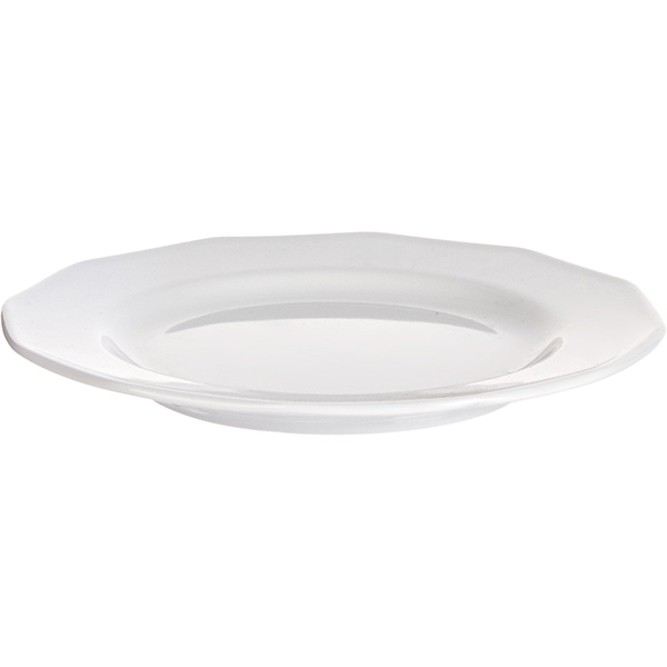 Тарелка «Меркури» мелкая;фарфор;D=19,H=2см;белый
