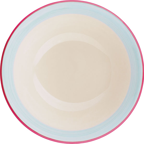 Салатник «Рио Блю»;фарфор;0,515л;D=16,5см;белый,синий