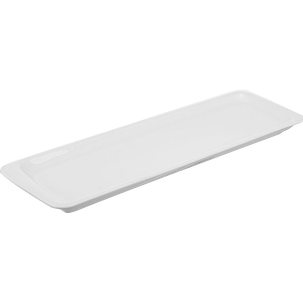Блюдо прямоугольное;фарфор;,L=31,B=9см;белый