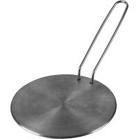 Индукционный адаптер со съемной ручкой;сталь нерж.,алюмин.;D=16,L=22см