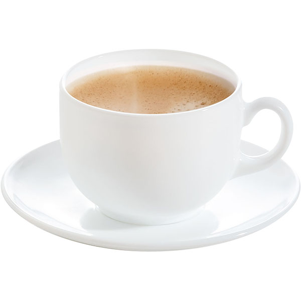 Блюдце «Эволюшнс Уайт» для N9349;стекло;D=140,H=17мм;белый