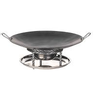 Набор для подачи саджа без крышки 2 предмета;сталь нерж.,тефлон;D=43,H=23см;серебрист.