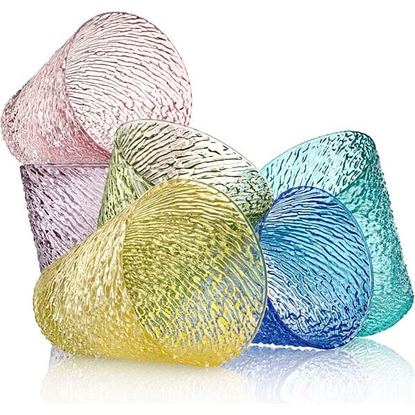 Олд фэшн «Ироко» набор[6шт];стекло;300мл;D=92,H=107мм;разноцветн.