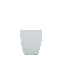 Перечница «Виктория»;фарфор;D=32,H=61,L=48,B=48мм;белый