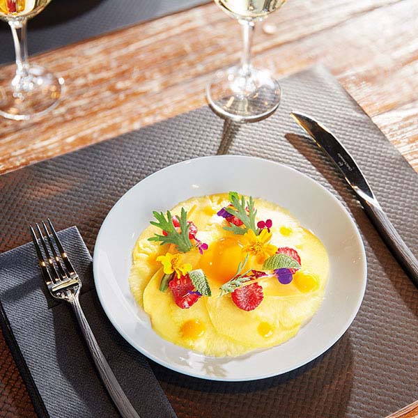 Тарелка «Эволюшнс Гранит» мелкая;стекло;D=19см;серый