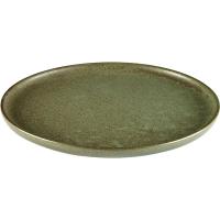 Тарелка «Серфис»;керамика;D=210,H=15мм;зелен.