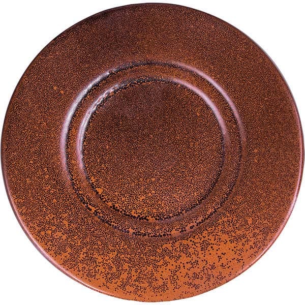 Чайная пара «Млечный путь терракот»;фарфор;200мл;см;терракот,черный