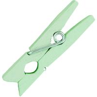 Прищепки-мини д/бокала[500шт];сосна;,L=30,B=8мм;бирюз.