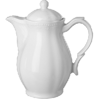 Кофейник «В.Виена»;фарфор;300мл;D=60,H=115,L=130мм;белый
