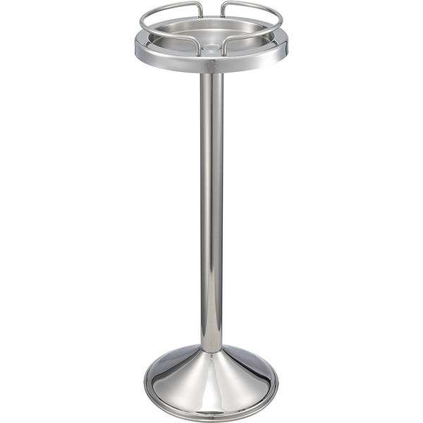 Подставка напольная для ведра;сталь нерж.;D=20,H=70,5см;серебрист.