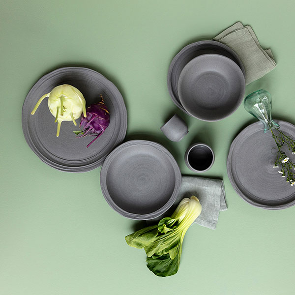 Салатник «Нау»;керамика;0,55л;D=173,H=60мм;серый