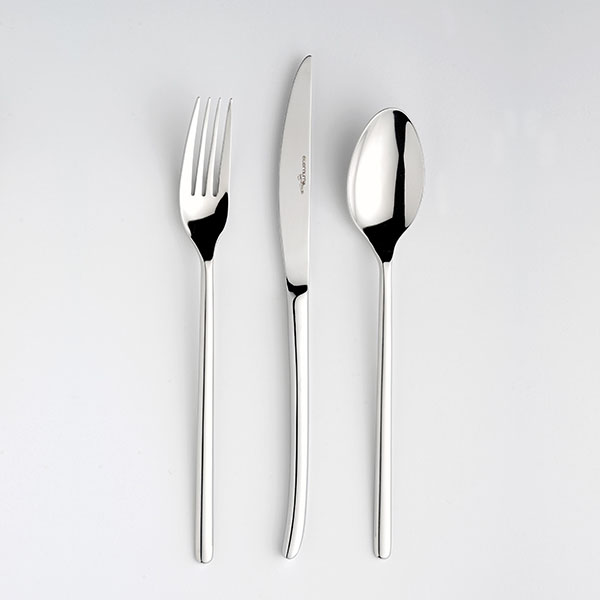 Вилка столовая «X-LO»;сталь нерж.;металлич.