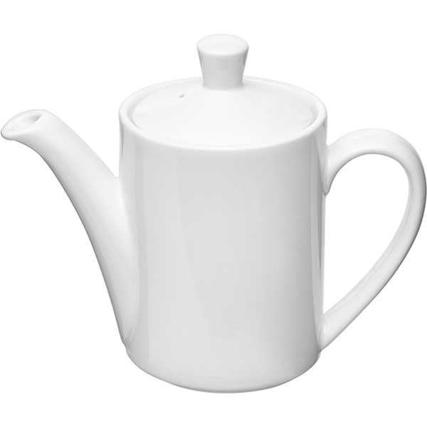 Кофейник «Монако Вайт»;фарфор;400мл;D=50,H=155,L=175,B=70мм;белый Кофейник «Монако Вайт»;фарфор;400мл;D=50,H=155,L=175,B=70мм;белый