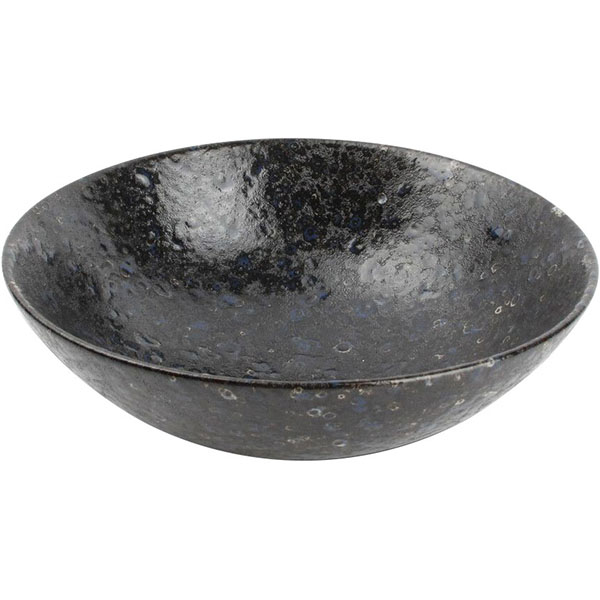 Салатник «Миднайт Даск»;фарфор;D=18,H=6см;черный,синий