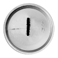 Насадка кондитерская «Тонкая лента»;сталь нерж.;D=22,H=30мм;металлич.