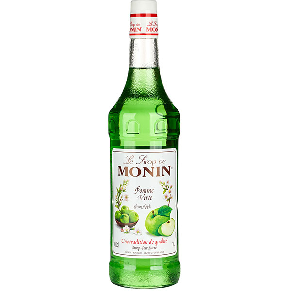 Сироп «Зеленое Яблоко» Monin;стекло;1л;D=8,H=33см