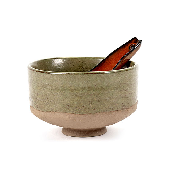 Салатник «Мерси» №1;керамика;D=9см;зелен.