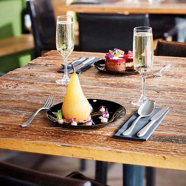 Тарелка «Эволюшн Блэк» мелкая;стекло;D=190,H=18мм;черный