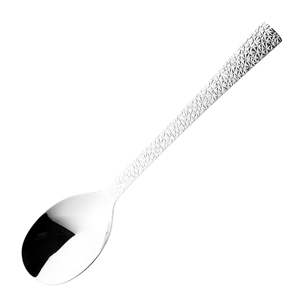 Ложка десертная «Равенна»;сталь нерж.;,L=19,2см;серебрист.