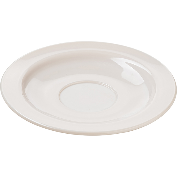 Блюдце «Конвивио»;стекло;D=15см;бежев.