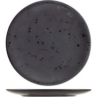 Тарелка «Оникс» плоская;керамика;D=21см;черный