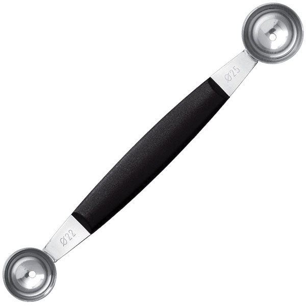 Нуазетка;сталь нерж.,пластик;D=22/25,H=15,L=165мм;черный,металлич.