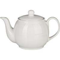 Чайник заварочный без сита;фарфор;0,5л;белый