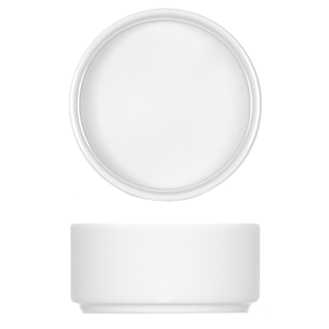 Масленка б/крышки;фарфор;110мл;D=75,H=36мм;белый