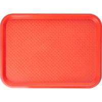 Поднос «Проотель» прямоугольный для Фаст Фуд;пластик;,L=41,B=30см;красный