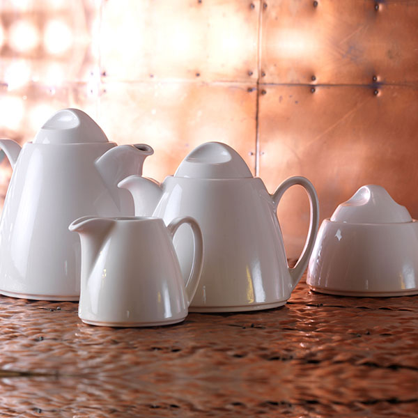 Молочник «Лив»;фарфор;285мл;D=4,H=9,L=11см;белый