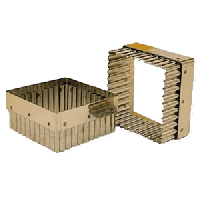 Резак «Квадрат» рифленый;сталь нерж.;,H=4,L=8,B=8см;металлич.