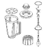 Колба в сборе д/блендера 33;поликарбонат;1,25л
