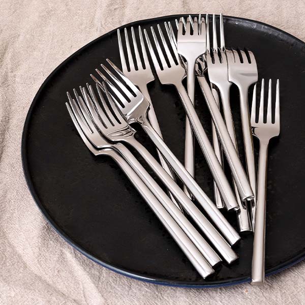 Вилка столовая «Саппоро бэйсик»;сталь нерж.;,L=190,B=25мм;металлич.