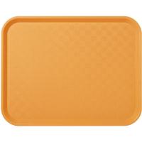 Поднос прямоугольный для Фаст Фуд;полипроп.;,L=45,7,B=35,5см;оранжев.