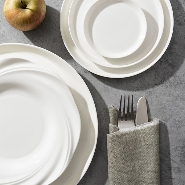 Тарелка мелкая;фарфор;D=285,H=33мм;белый