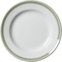Тарелка «Бид Сейдж Вош»;фарфор;D=20см;белый,зелен.