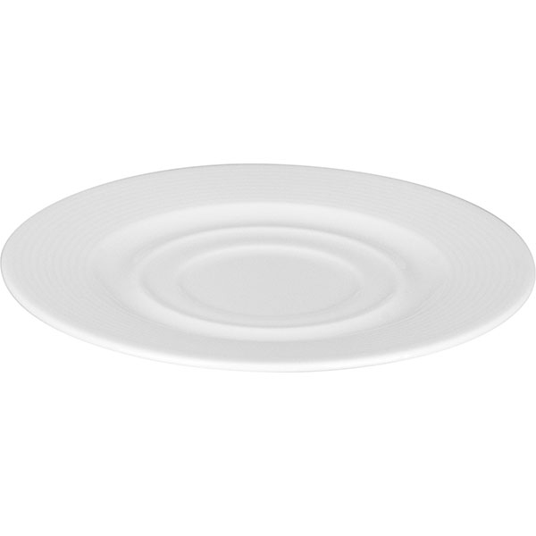 Блюдце «Это Рома»;фарфор;D=155,H=15мм;белый