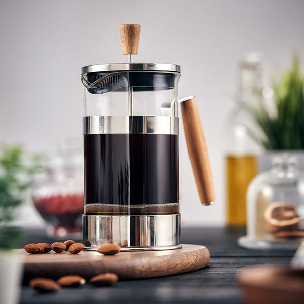 Френч-пресс «Тауэр»;стекло борос.,сталь нерж.;0,6л;D=11,H=19,5,B=13см;прозр.,стальной Френч-пресс «Тауэр»;стекло борос.,сталь нерж.;0,6л;D=11,H=19,5,B=13см;прозр.,стальной