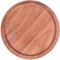 Доска для подачи;дуб;D=240,H=25мм;св. дерево