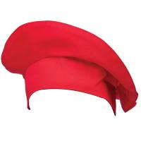 Шапочка берет;твил;красный