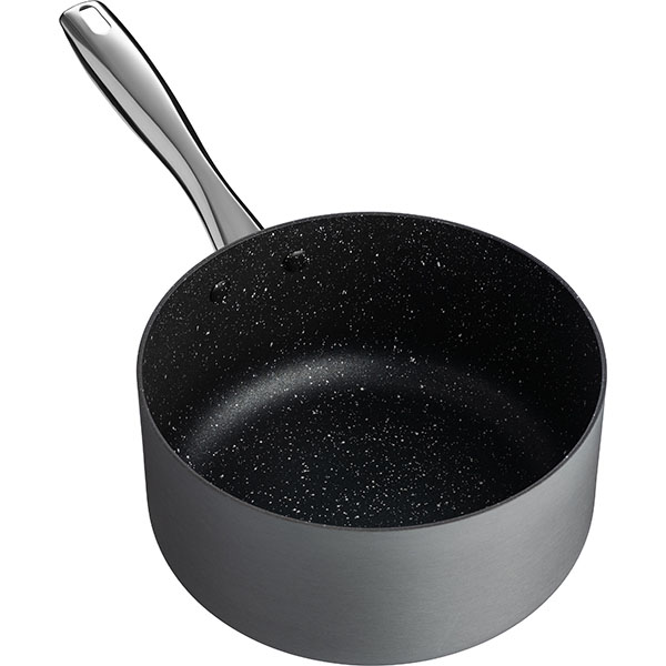 Сотейник «Уитфорд»;алюм.литой,сталь нерж.;3л;D=20,H=10см;граф.,черный