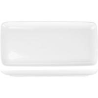Блюдо прямоугольное;фарфор;,H=25,L=352,B=165мм;белый