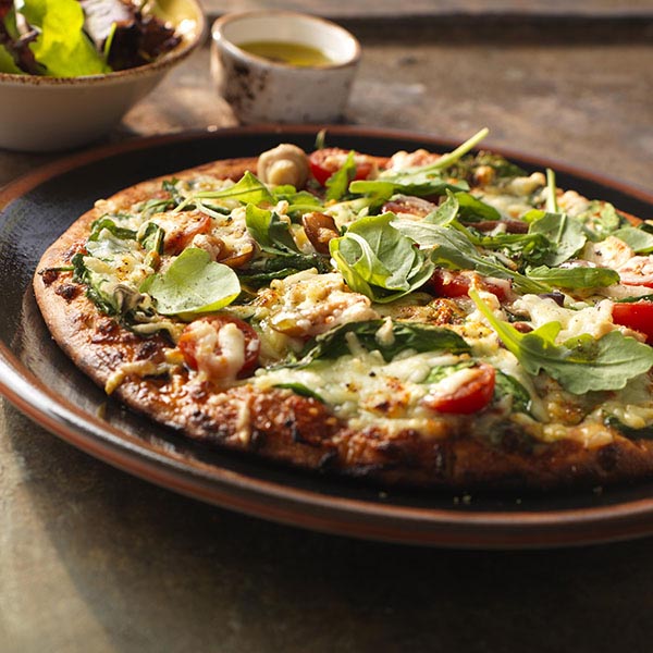 Тарелка «Кото» мелкая;фарфор;D=300,H=18мм;черный,коричнев.