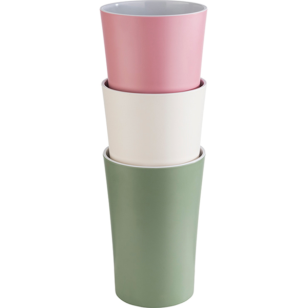 Емкость для соусов «Пастель»;пластик;1,5л;D=13,H=19,5см;бежев.