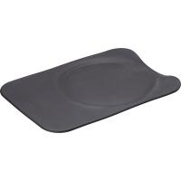 Блюдо для подачи «Бургер Шик»;фарфор;,H=29,L=329,B=219мм;черный