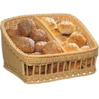 Корзина плетеная H=27/16см;полипроп.;,L=45,B=40см;бежев.