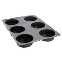 Форма кондитерская «Киш»[6шт];силикон,стеклопласт.;390мл;D=150,H=24мм