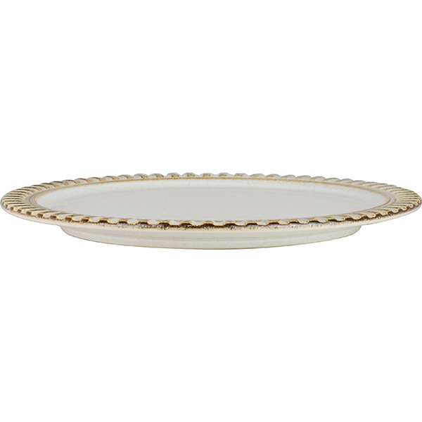 Тарелка «Аделаид»;фарфор;D=16,5см;кремов.